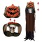 5.6FT Life-Size Halloween Grim Reaper Animatronic Sound-Activated with Glowing Red Eyes, Creepy Movements & Haunting Sounds Battery Powered Indoor/Outdoor Scary Decoration